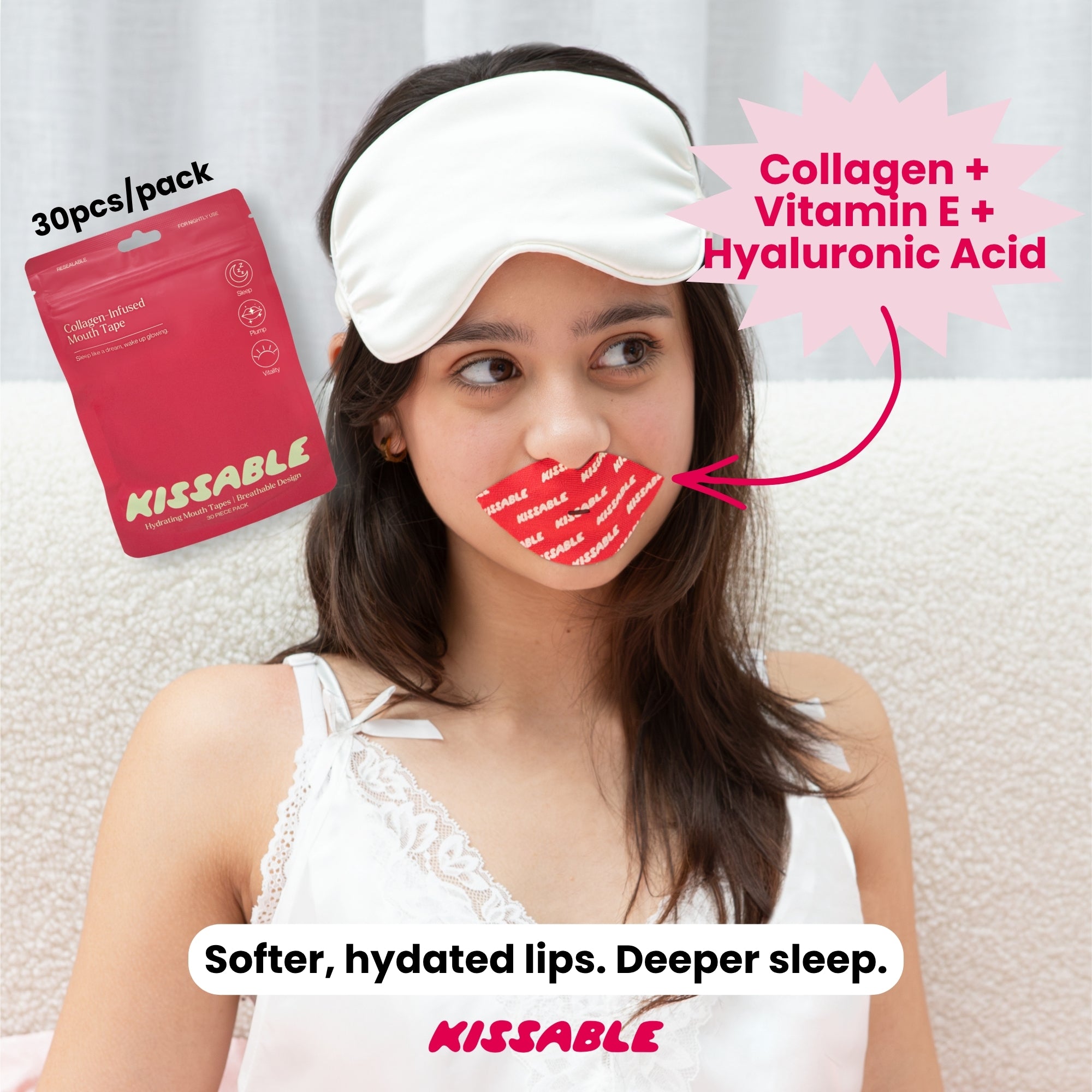 Collagen-Infused Mouth Tape